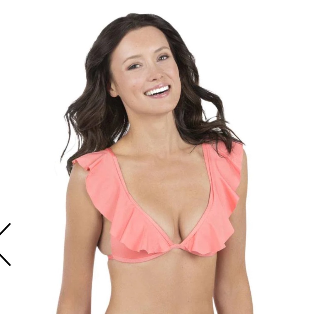 COPY - Voda Swim Ruffle Bikini Top